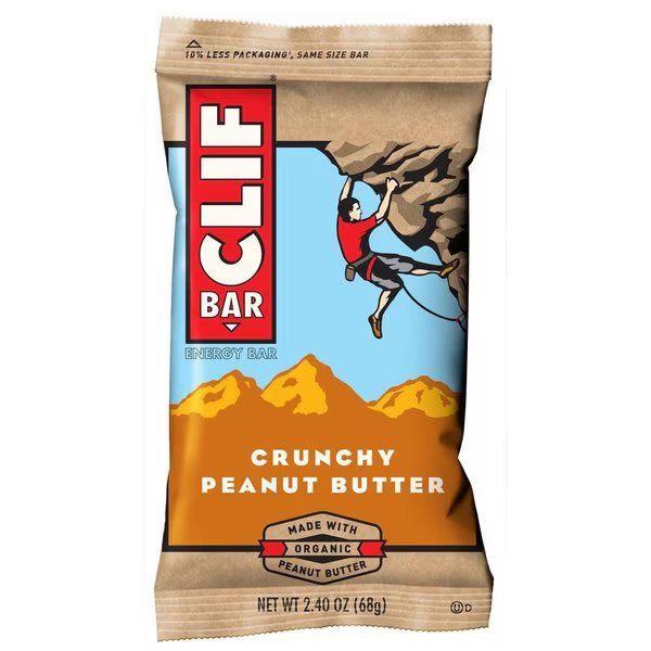 Crunchy Peanut Butter Energy Bar 2.4 oz Pouch, Clif Bar, Mfr#: 582982